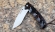 Нож Носорог, сталь Elmax, складной, рукоять накладки акрил коричневый (Распродажа)