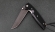 Складной нож Като, сталь Х12МФ, рукоять накладки акрил черный
