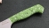 Кухонный нож Шеф №3 сталь 95Х18, рукоять зеленый акрил