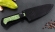Кухонный нож Шеф №5 сталь 95Х18, рукоять зеленый акрил