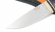 Нож Клык сталь Х12МФ(сатин), рукоять карельская береза стабилизированная резная фиолетовая, латунь