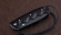 Складной нож Носорог, сталь Х12МФ, рукоять накладки черный граб