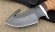 Нож Шкуросъемный-4 сталь дамаск рукоять береста
