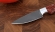 Кухонный нож Шеф №17 сталь Х12МФ, рукоять акрил красный