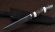 Нож Крот-2 сталь К340, рукоять искусственный камень акрил белый