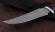 Нож Рыболов-6 сталь К340, рукоять бубинга резная рог лося