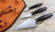 Набор ножей для просфоры 95Х18 черный граб