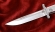  Нож Финка НКВД складная сталь 95Х18 накладки акрил белый+черный с красной звездой