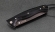 Складной нож Стрелок, сталь булат, рукоять накладки акрил черный