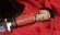 Подарочный Нож Спартанец сталь дамаск торцевой с воронением, рукоять карельская береза красная, мокуме-гане на подставке