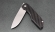 Нож складной Кайман сталь Х12МФ накладки карбон + AUS8 (подшипники, клипса)