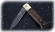 Складной нож Стриж, сталь булат, рукоять накладки карельская береза стабилизированная коричневая
