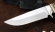 Коллекционный Нож Акела сталь Elmax рукоять рог лося кость мамонта, мельхиор