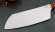 Кухонный нож Шеф №2 сталь 95Х18, рукоять акрил красный
