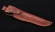 Нож Ловчий М390 рукоять зуб мамонта стабилизированный черный граб