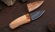 Нож Мараката, сталь дамаск, рукоять и ножны карельская береза