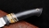 Нож Странник-2 М390 рукоять зуб мамонта стабилизированный желтый черный граб