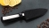Кухонный нож Шеф №6 сталь Х12МФ, рукоять акрил белый