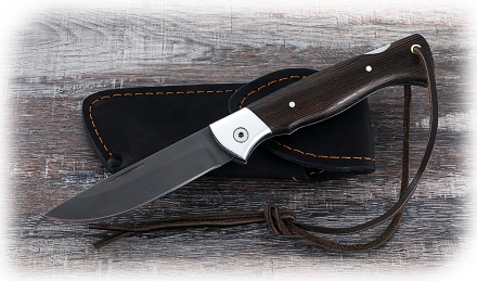 Складной нож Лиса, сталь Х12МФ, рукоять накладки венге