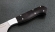 Кухонный нож Шеф №8 сталь 95Х18, рукоять черный граб с дюралью