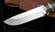 Нож из S390 «Странник» рукоять карбон