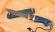 Эксклюзивный Нож Барракуда сталь дамаск нержавеющий рукоять мокуме-гане карельская береза кость мамонта на подставке