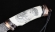 Авторская композиция Эпоха мамонта, премиум нож дамаск торцевой рукоять мокуме-гане, зуб мамонта, бивень моржа с рисунком
