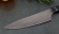 Кухонный нож Шеф №5 сталь Х12МФ, рукоять акрил черный