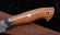 Нож Ирбис дамаск ламинированный с долом железное дерево