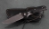 Нож складной Акула, сталь Х12МФ, рукоять накладки черный граб