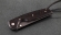 Нож складной Като, сталь Х12МФ, рукоять накладки черный граб