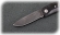Нож складной Колибри, сталь Х12МФ, рукоять накладки акрил черный