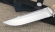 Нож из стали S390 «Барракуда-3» рукоять зуб мамонта и карельская береза