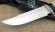 Эксклюзивный нож Русак CPM 125v, рукоять рог лося со скримшоу Юрий Хой