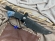 Нож Алтай сталь Х12МФ, рукоять карельская береза синяя акрил (паук)