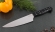 Кухонный нож Шеф №5 сталь 95Х18, рукоять акрил черный