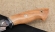 Нож Косуля дамаск с долом ламинированный с воронением карельская береза