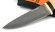 Нож Клык-2 сталь Булат, рукоять карельская береза+ черный граб