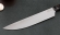 Кухонный нож Шеф №1 сталь 95Х18, рукоять коричневый акрил