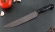 Кухонный нож Шеф №1 сталь Х12МФ, рукоять черный акрил