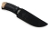 Нож Катран сталь булат, рукоять черный граб-кап, мельхиор (распродажа)