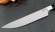 Кухонный нож Шеф №1 сталь 95Х18, рукоять черный акрил