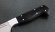 Кухонный нож Шеф №1 сталь 95Х18, рукоять черный акрил