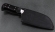 Кухонный нож Шеф №2 сталь 95Х18, рукоять черный граб с дюралью