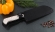 Кухонный нож Шеф №3 сталь 95Х18, рукоять белый акрил