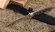 Нож Молния Elmax цельнометаллический рукоять мельхиор, карельская береза коричневая