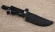 Нож Алтай-2 сталь 95х18, рукоять карельская береза акрил черный