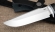 Нож Алтай-2 сталь 95х18, рукоять карельская береза акрил черный