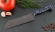 Кухонный нож Шеф №3 сталь Х12МФ, рукоять синий акрил