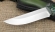 Нож Зяблик сталь Sandvik 12C27, рукоять микарта зеленая 
